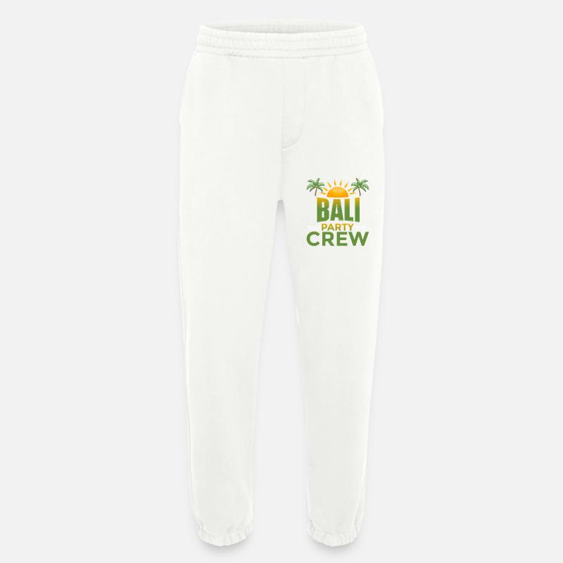 Bali Party Crew - Heavyweight Jogginghose - made by SPREAD  - OFF WHITE