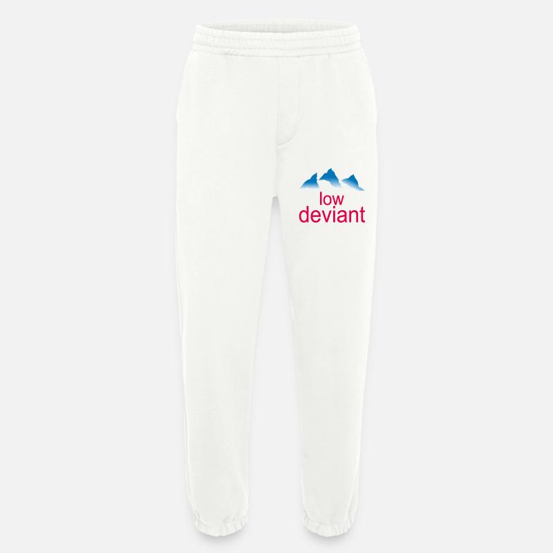 Low Deviant - Pantalon de jogging bio épais fabriqué en UE - OFF WHITE