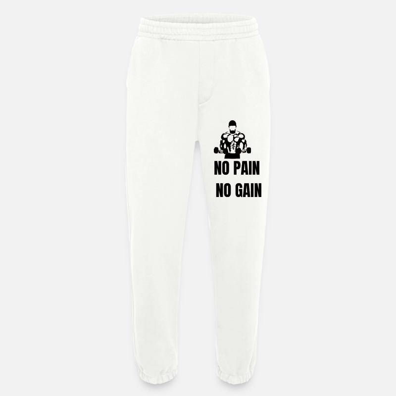 On n’a rien sans rien - Pantalon de jogging bio épais fabriqué en UE - OFF WHITE