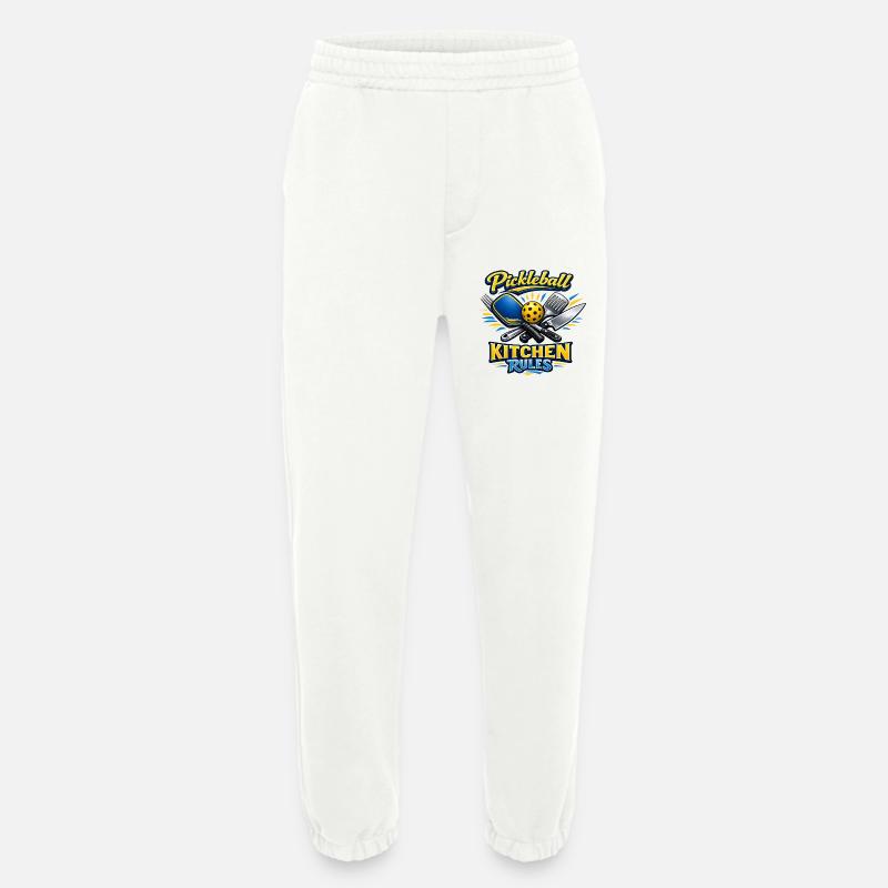 Pickleball Kitchen Rules - Heavyweight Jogging Pants - made by SPREAD - OFF WHITE