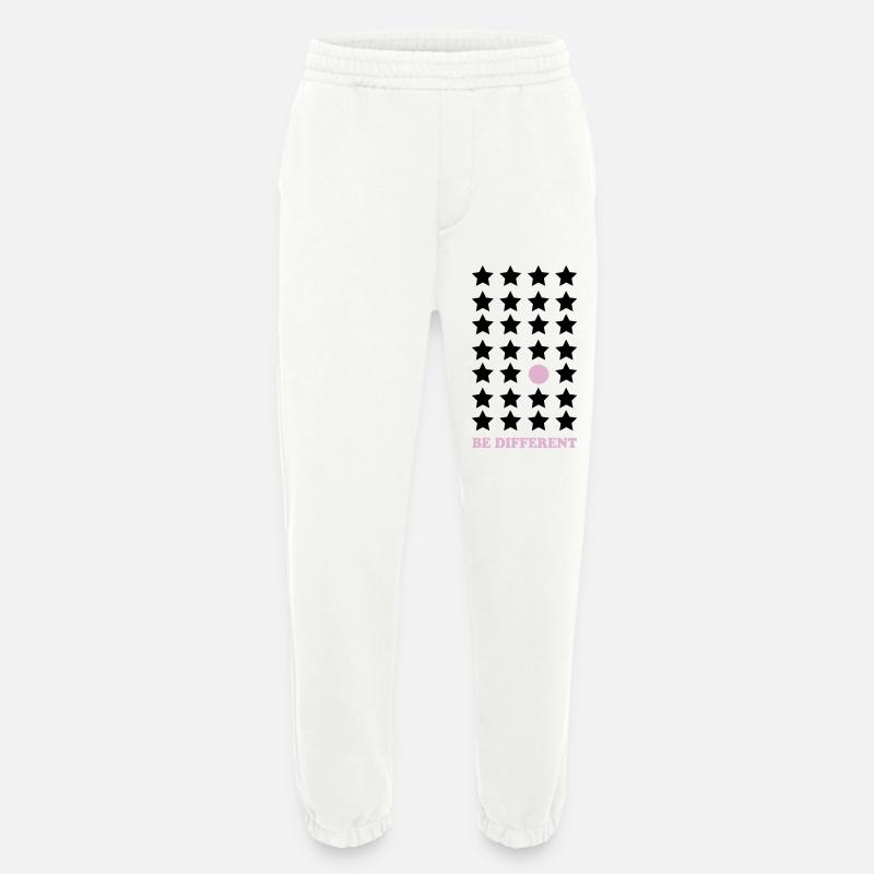Sei Anders – Pastellpunkt Be Different - Heavyweight Jogginghose - made by SPREAD  - OFF WHITE