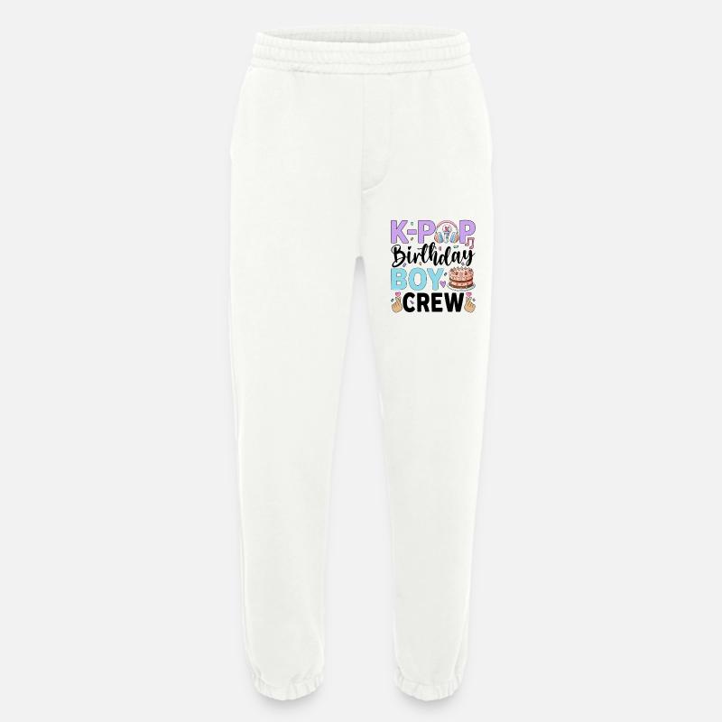 K-Pop Birthday Boy Crew - Heavyweight Jogginghose - made by SPREAD  - OFF WHITE