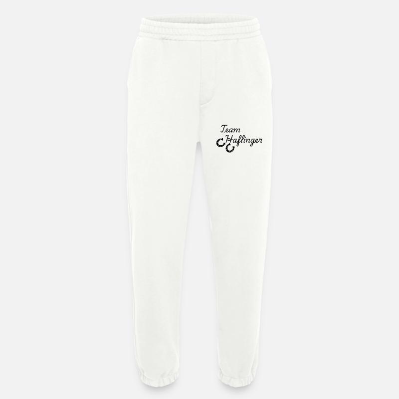 Équipe Haflinger - Pantalon de jogging bio épais fabriqué en UE - OFF WHITE