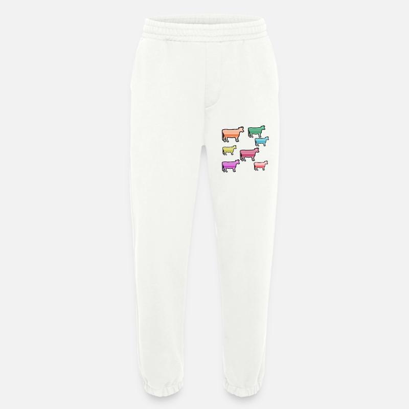 Kühe - Heavyweight Jogginghose - made by SPREAD  - OFF WHITE