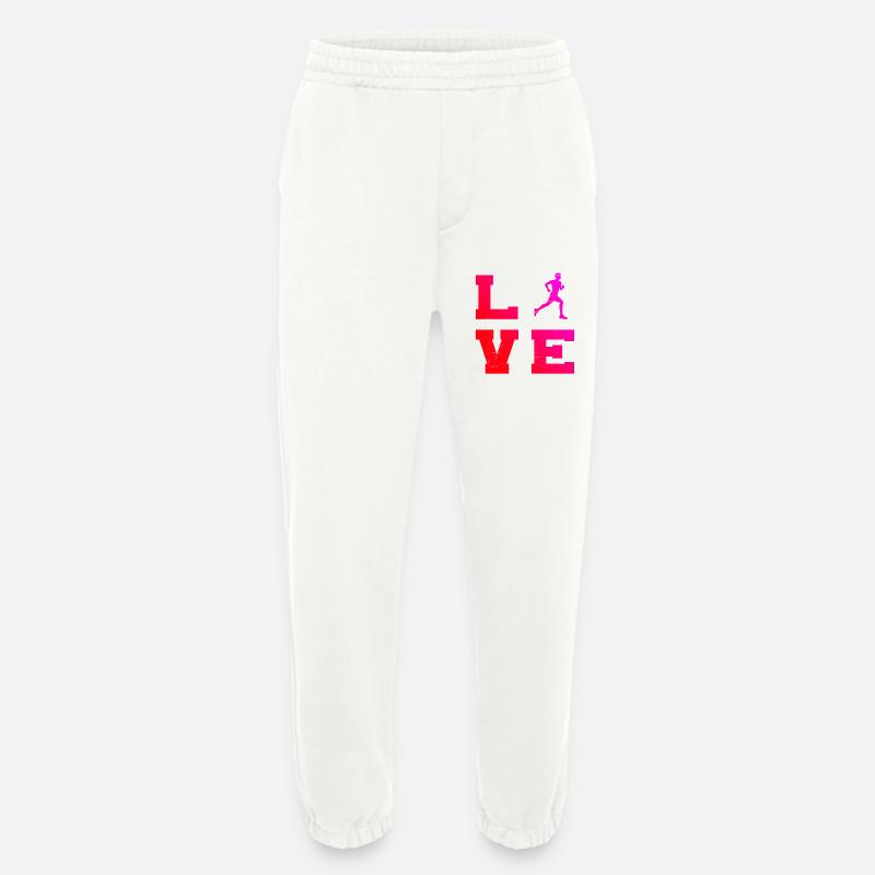 Geschenkidee für einen Running mit Running - Heavyweight Jogginghose - made by SPREAD  - OFF WHITE