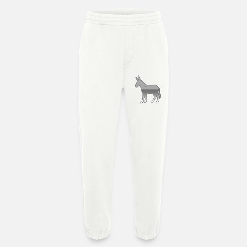 donkey - Heavyweight Jogging Pants - made by SPREAD  - OFF WHITE