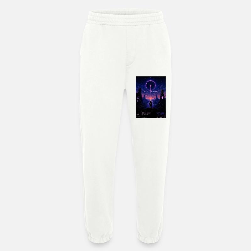 VOID//VISION – Pixel Void Dreams - Heavyweight Jogginghose - made by SPREAD  - OFF WHITE