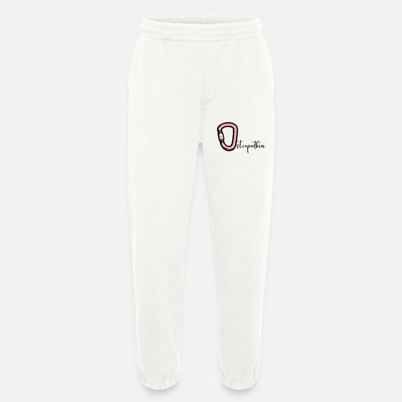 Ostéopathie Ostéopathe - Pantalon de jogging bio épais fabriqué en UE - OFF WHITE