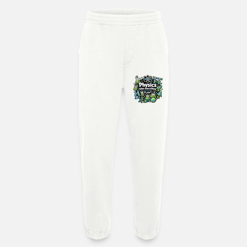 Physik regelt alles - Heavyweight Jogginghose - made by SPREAD - OFF WHITE
