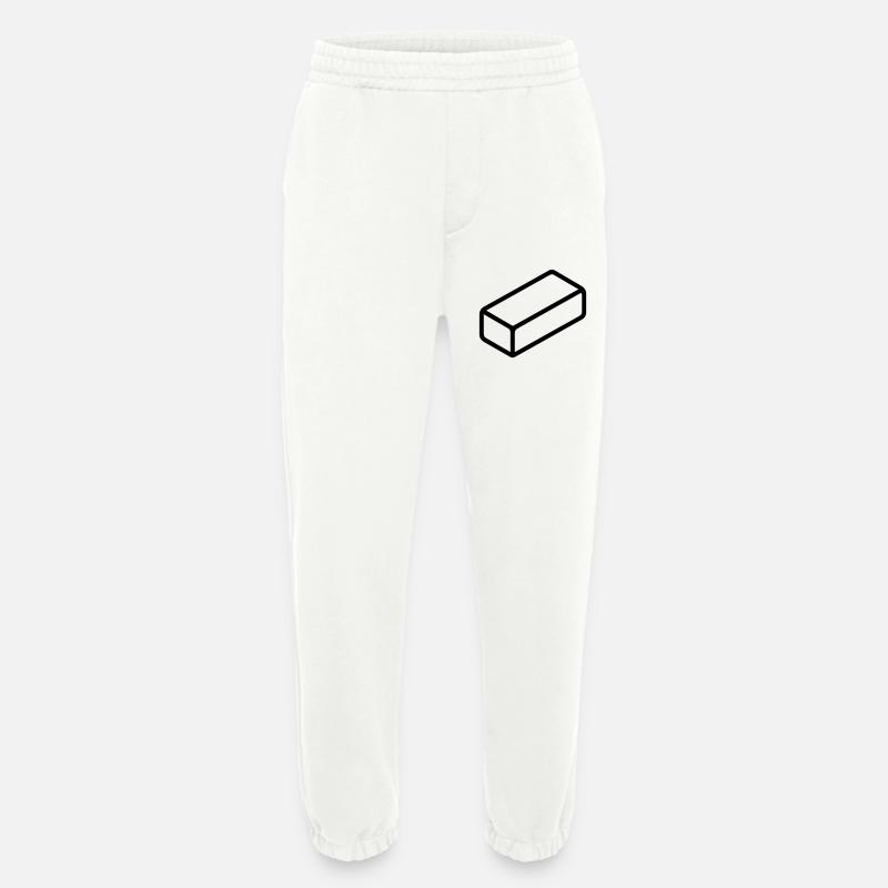 brique - Pantalon de jogging bio épais fabriqué en UE - OFF WHITE