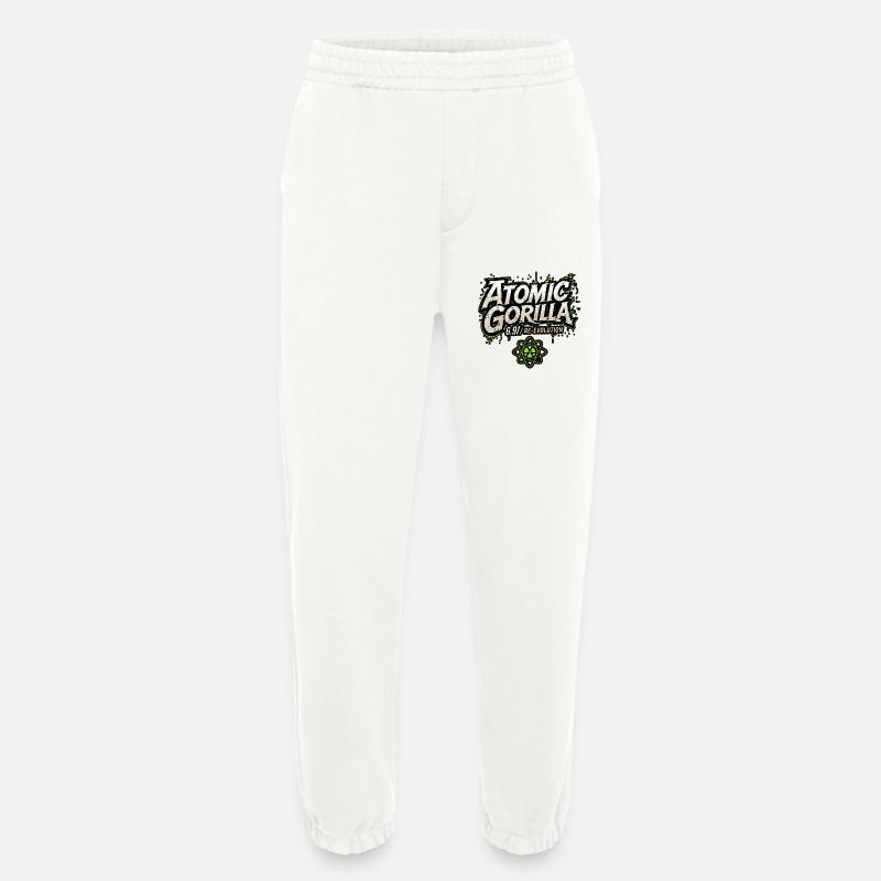 Atomic Gorilla Re-Evolution - Heavyweight Jogging Pants - made by SPREAD - OFF WHITE