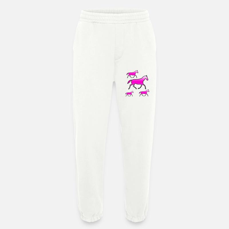 Pferde - Heavyweight Jogginghose - made by SPREAD  - OFF WHITE