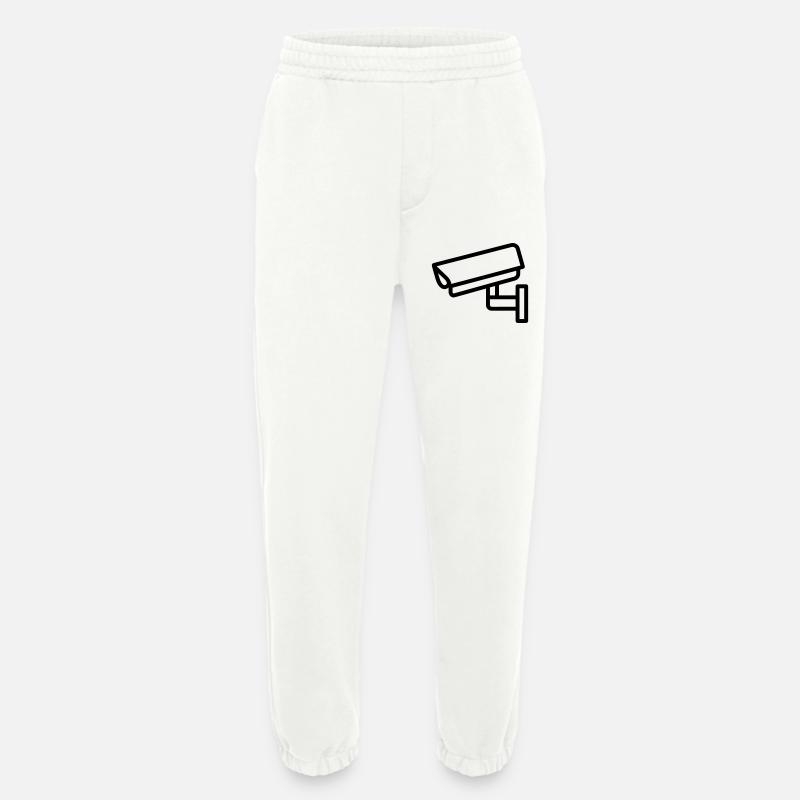 caméra - Pantalon de jogging bio épais fabriqué en UE - OFF WHITE