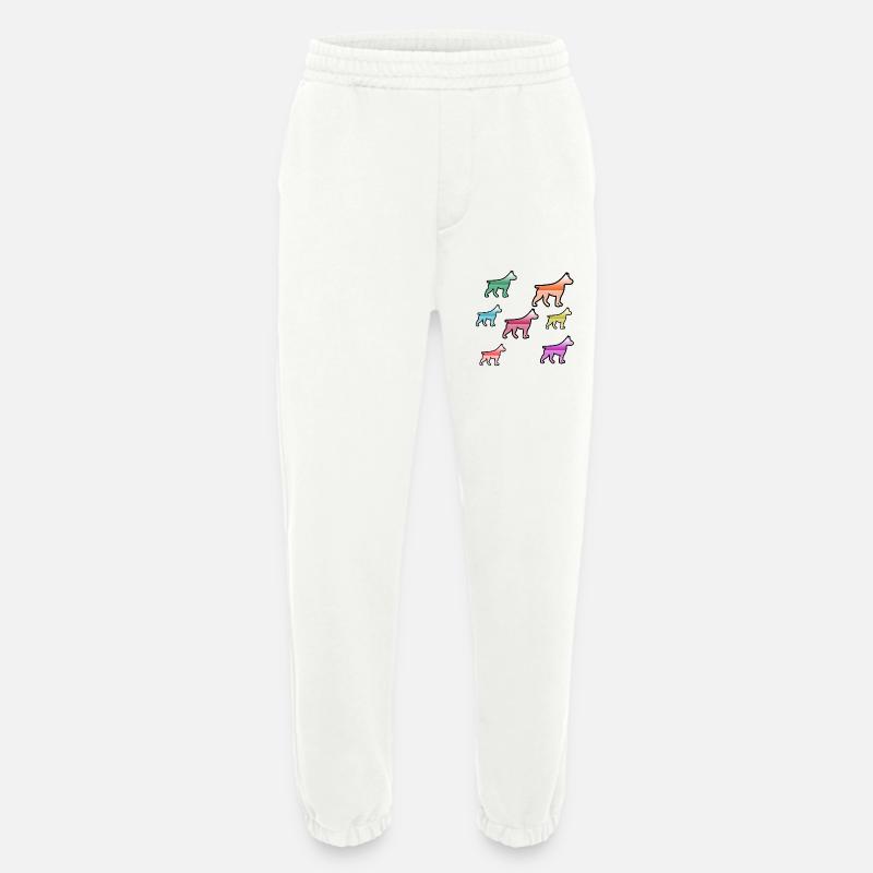 Hunde - Heavyweight Jogginghose - made by SPREAD  - OFF WHITE