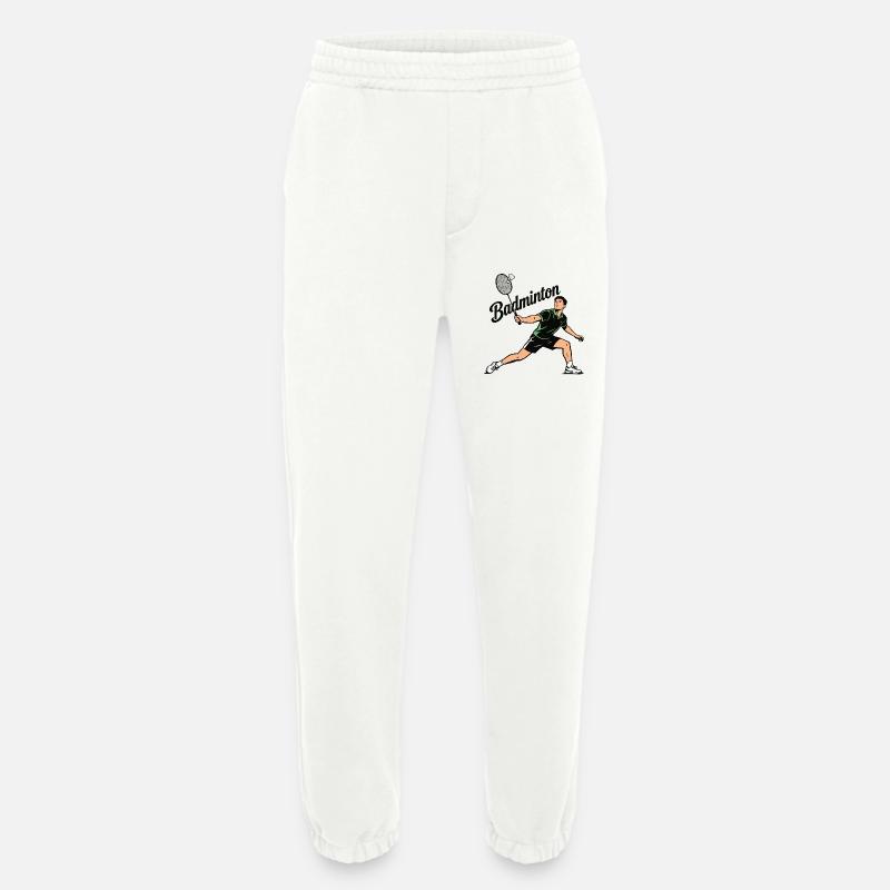 Badmintonsport - Heavyweight Jogginghose - made by SPREAD  - OFF WHITE