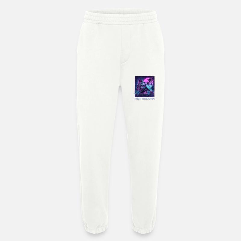 Neon-Träumer auf dem Raster - Heavyweight Jogginghose - made by SPREAD  - OFF WHITE