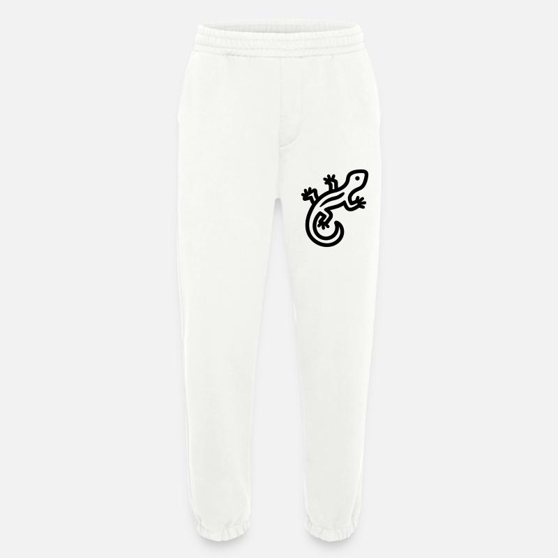 lizard - Heavyweight Jogging Pants - made by SPREAD - OFF WHITE