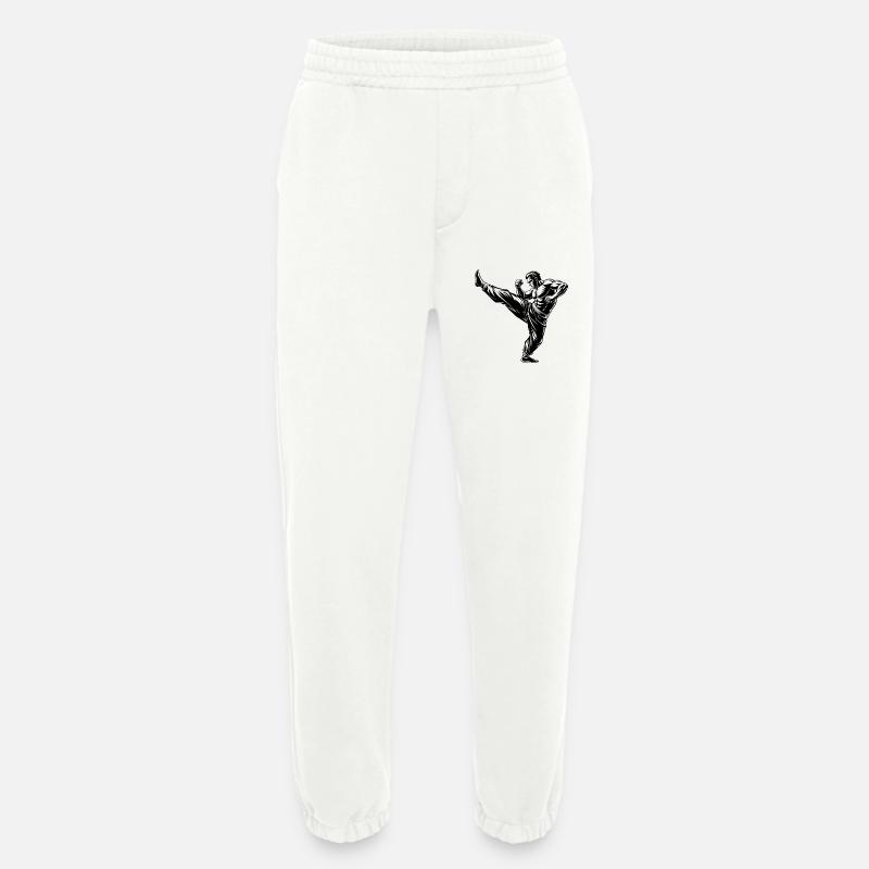 Fighter Kick - Heavyweight Jogginghose - made by SPREAD  - OFF WHITE