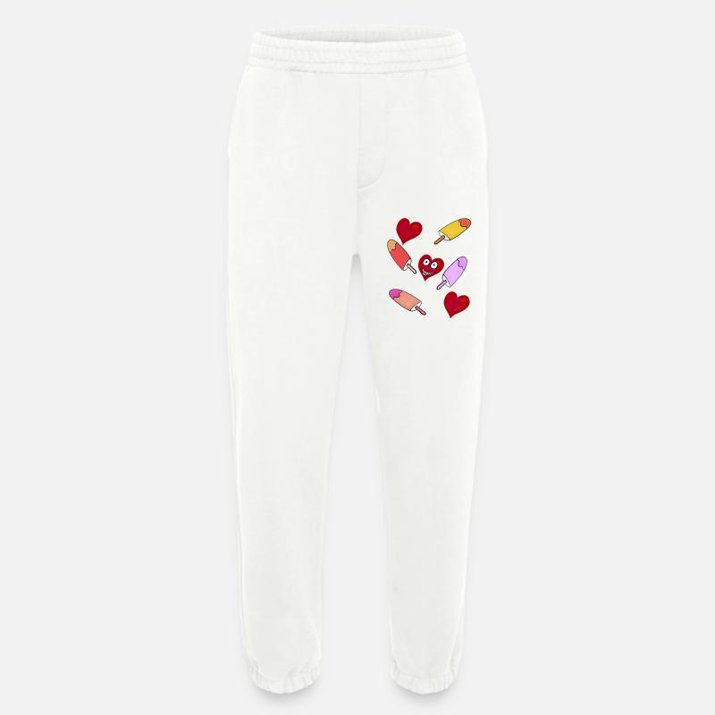 Eis Eiskrem Eiscreme Kinder - Heavyweight Jogginghose - made by SPREAD - OFF WHITE