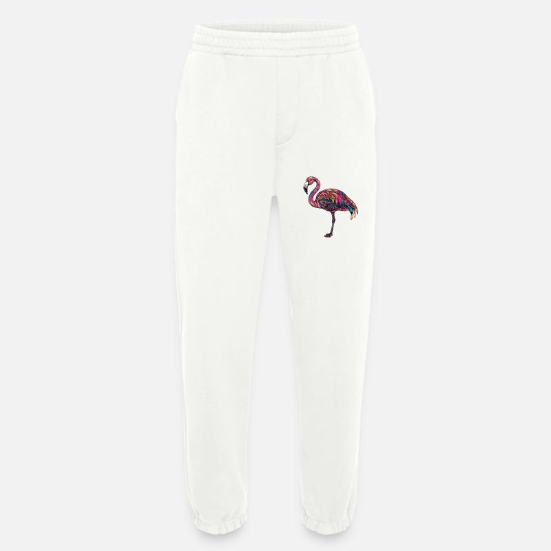 Flamingo Bunt - Heavyweight Jogginghose - made by SPREAD - OFF WHITE