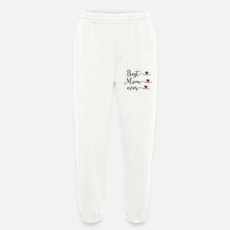 Beste Mama - Heavyweight Jogginghose - made by SPREAD  - OFF WHITE