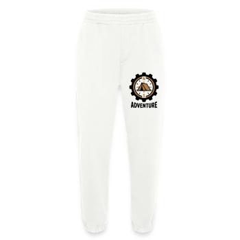 Abenteuer Kompass Zelt Camping Wandergruppe - Heavyweight Jogginghose - made by SPREAD  - OFF WHITE - Vorne