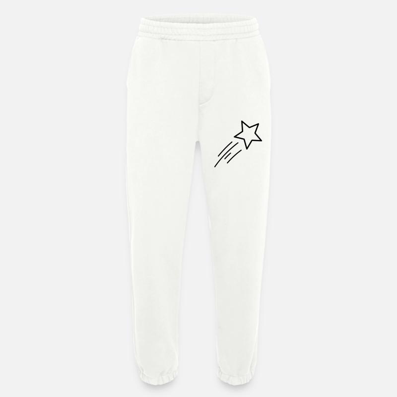shooting star - Heavyweight Jogging Pants - made by SPREAD - OFF WHITE