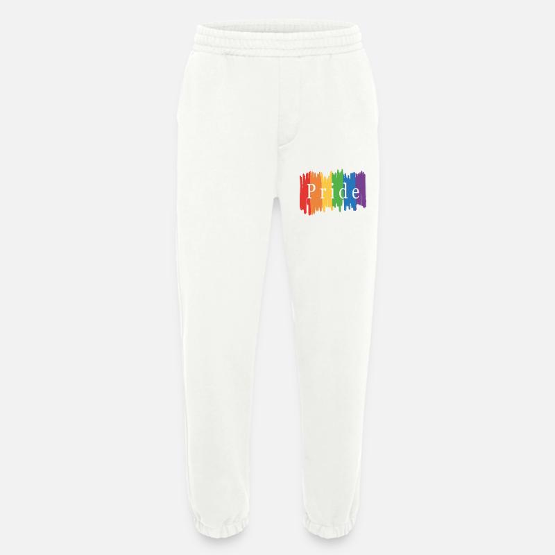 Regenbogenfahne Pride Month - Heavyweight Jogginghose - made by SPREAD  - OFF WHITE