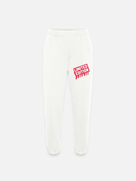 Limited Edition Stamp - Heavyweight Jogging Pants - made by SPREAD  - OFF WHITE