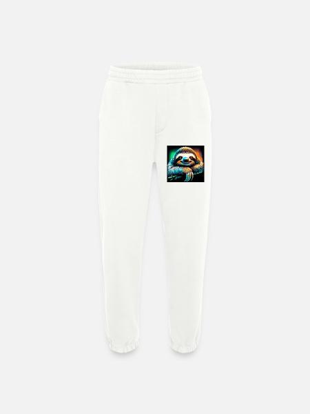 sloth - Heavyweight Jogging Pants - made by SPREAD  - OFF WHITE