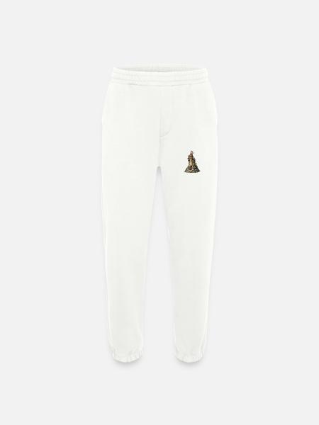 Castle tower on the rock - Heavyweight Jogging Pants - made by SPREAD  - OFF WHITE