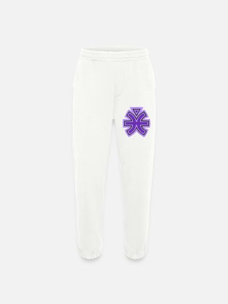 Pisces and Water Tribal Symbol - Heavyweight Jogging Pants - made by SPREAD - OFF WHITE