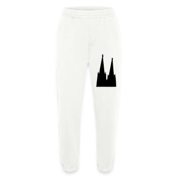 Der Kölner Dom zu Köln - Heavyweight Jogginghose - made by SPREAD  - OFF WHITE - Vorne