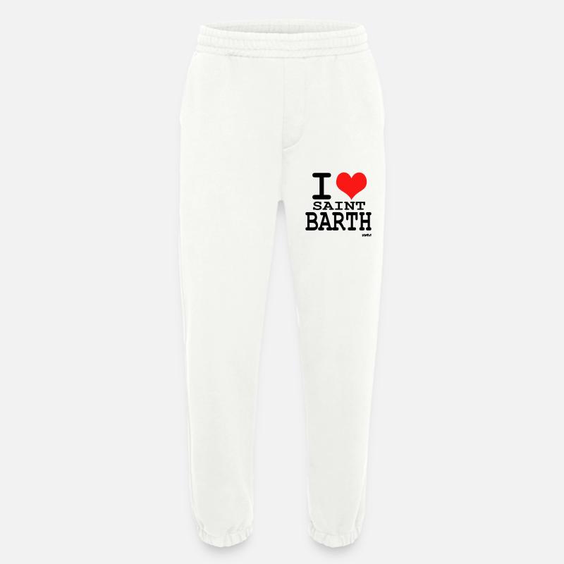 saintbarth - Heavyweight Jogginghose - made by SPREAD  - OFF WHITE