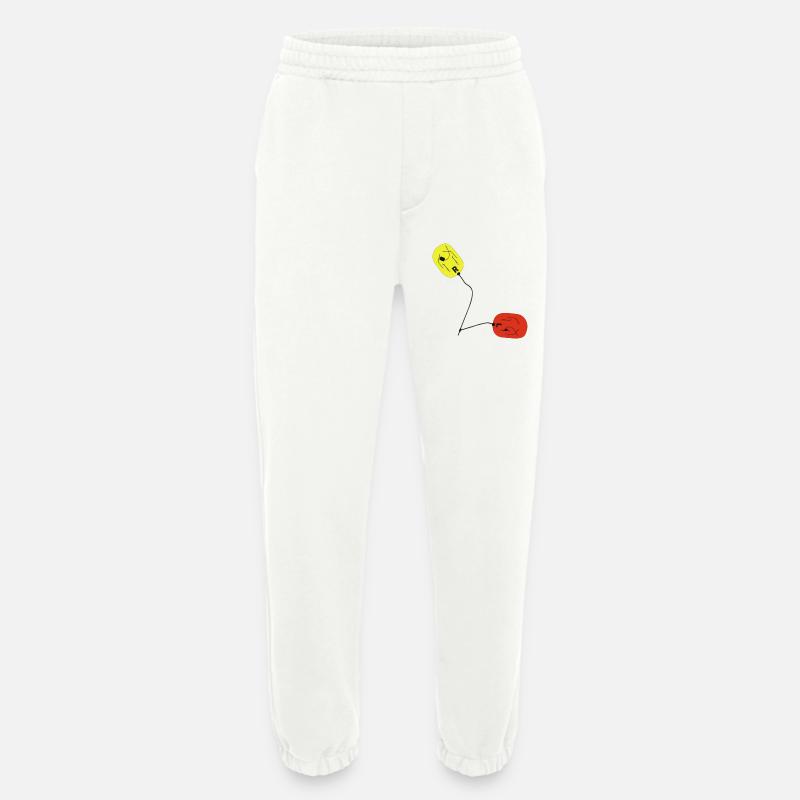 Defibrillator Paddels - Heavyweight Jogginghose - made by SPREAD  - OFF WHITE
