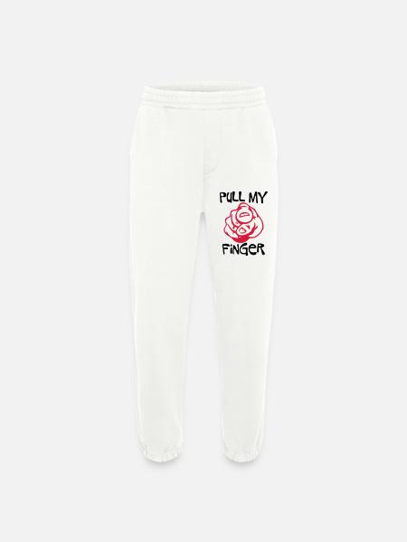 Pull my Finger - Heavyweight Jogginghose - made by SPREAD - OFF WHITE