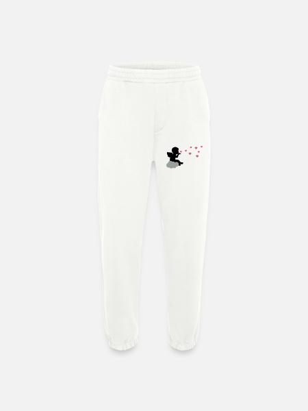 Cher ange - Pantalon de jogging bio épais fabriqué en UE - OFF WHITE