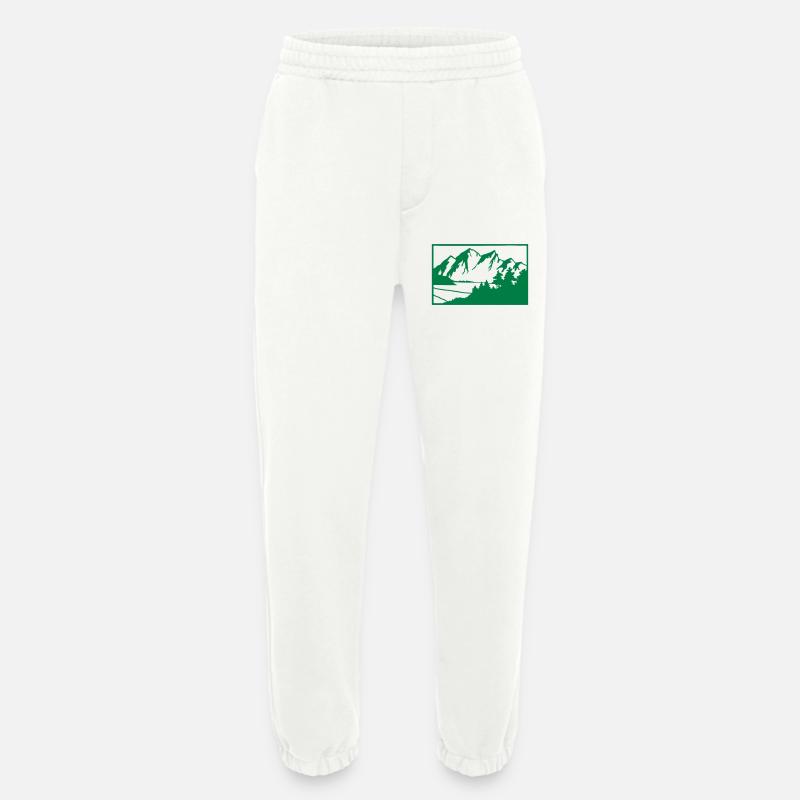 Berge - Heavyweight Jogginghose - made by SPREAD  - OFF WHITE