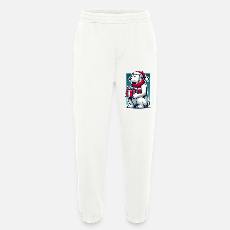 Weihnachtsbär - Heavyweight Jogginghose - made by SPREAD  - OFF WHITE