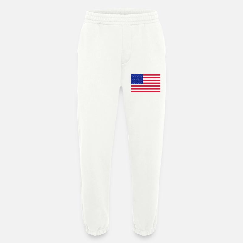Flagge Amerika - Heavyweight Jogginghose - made by SPREAD  - OFF WHITE