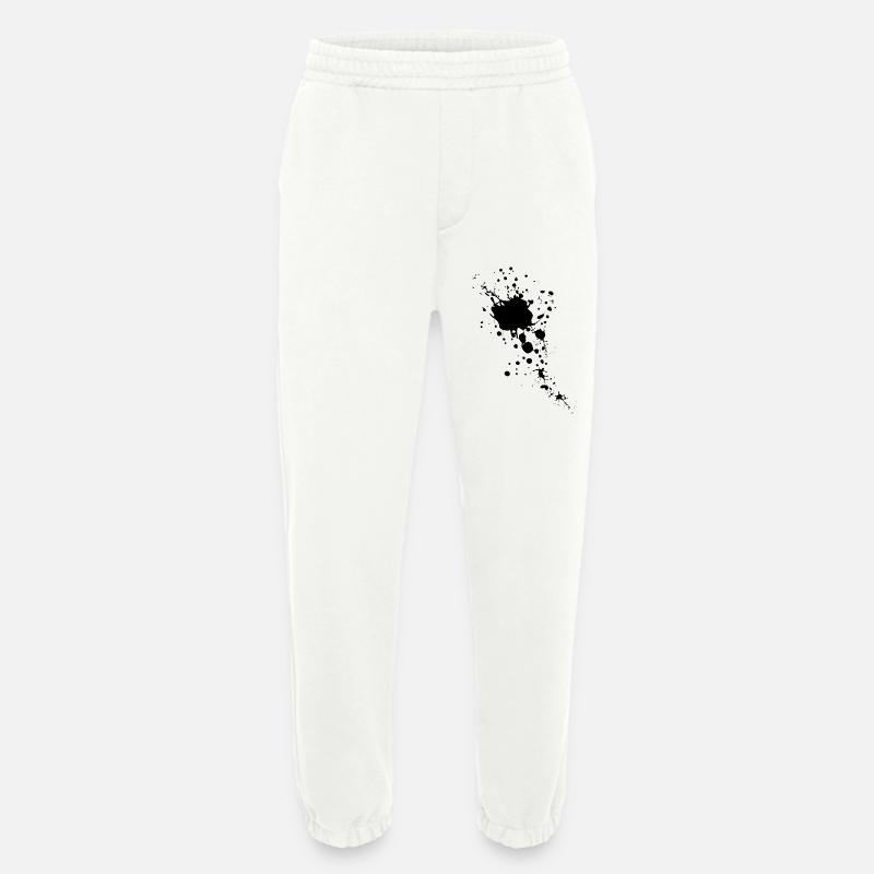 Paint Splatter - Heavyweight Jogginghose - made by SPREAD  - OFF WHITE