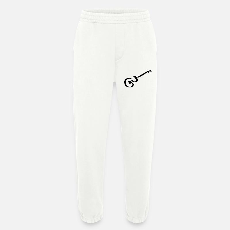 Guitar Pikto schwarz - Heavyweight Jogginghose - made by SPREAD - OFF WHITE