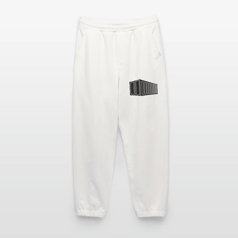 Sea container shadow image logistics logo Heavyweight Jogging Pants - made by SPREAD 