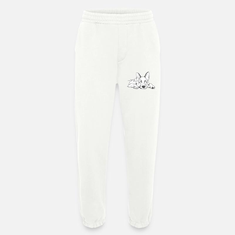 Schäferhund - Heavyweight Jogginghose - made by SPREAD  - OFF WHITE