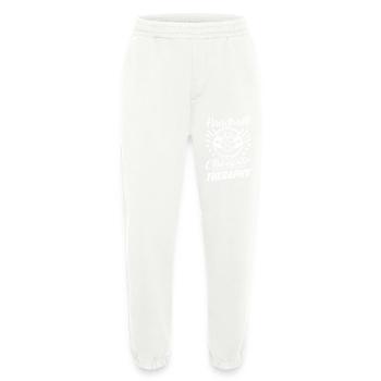 Handball Sprüche Billiger als Therapie - Heavyweight Jogginghose - made by SPREAD  - OFF WHITE - Vorne