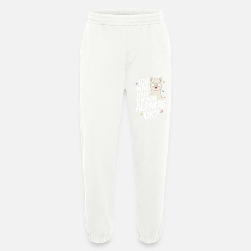Alpaka Llama - Heavyweight Jogginghose - made by SPREAD  - OFF WHITE
