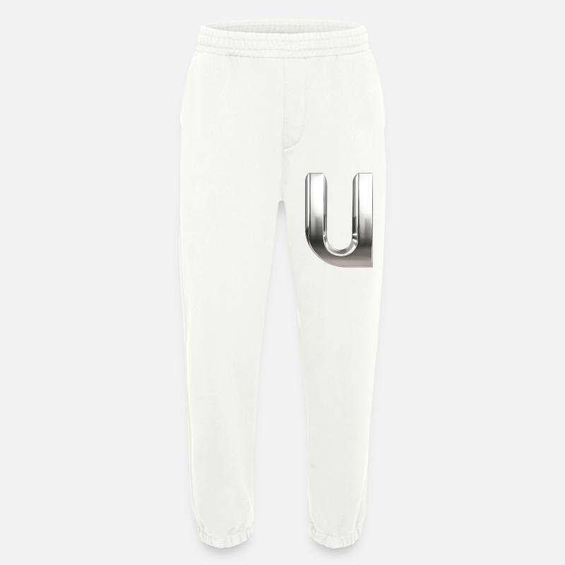Chrome ,, U " Metallic - Heavyweight Jogginghose - made by SPREAD  - OFF WHITE