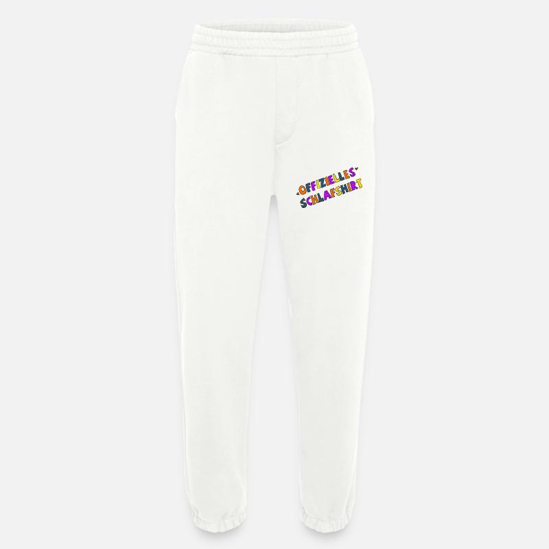Offizielles Schlafshirt Farbexplosion - Heavyweight Jogginghose - made by SPREAD  - OFF WHITE