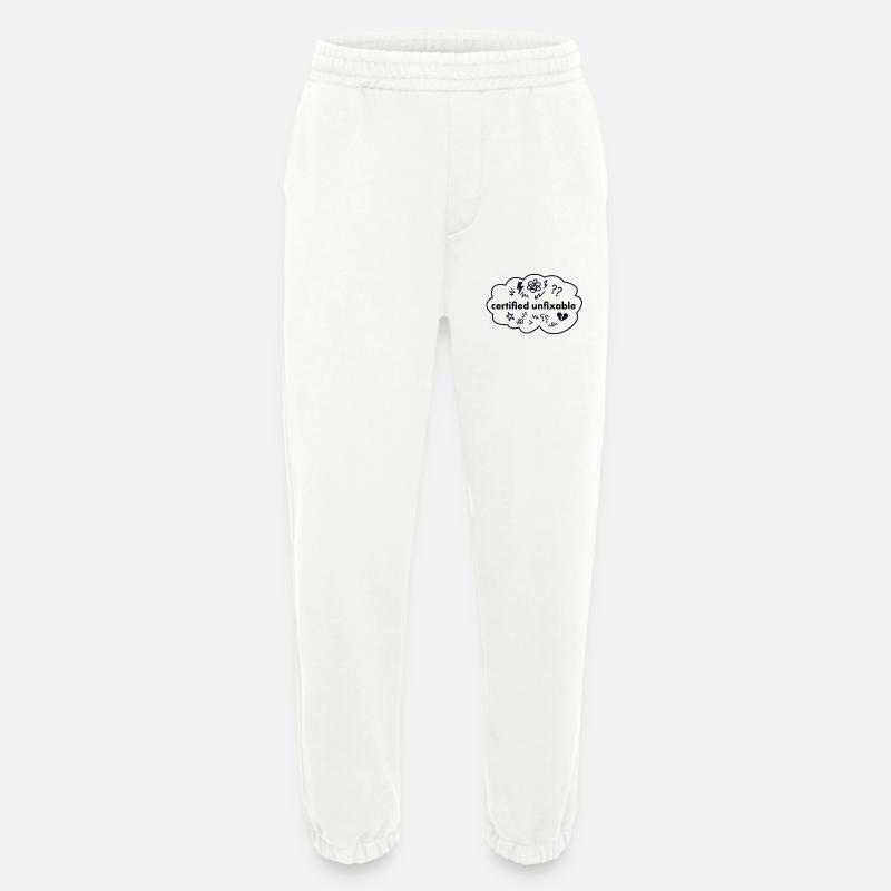 Zertifiziert Unfixable - Heavyweight Jogginghose - made by SPREAD  - OFF WHITE
