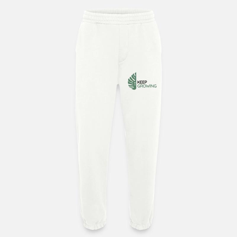Monstera - Keep Growing - Heavyweight Jogging Pants - made by SPREAD  - OFF WHITE